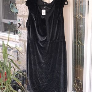 NEW Black velveteen holiday dress